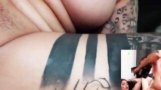 Ink'd Up German Babe - Red Ink Girl Fucked Hard By A Big Black Dick