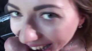 Anal Threesome Blowjob Marathon With Teenage Cutie Ass-Fucking
