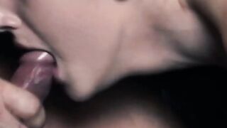 Alina Lamar's Elevator Threesome - Hot Blonde MILF Fucks Two Hunk Guys