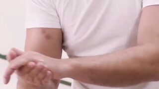 Oily Teen Massage Goddess - Petite Blonde Babe Gets Fucked Hard By Her Masseuse