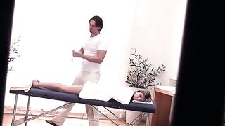 Oily Teen Massage Goddess - Petite Blonde Babe Gets Fucked Hard By Her Masseuse