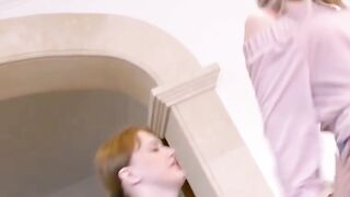 Dark-Haired Dykes Sharing Strapon Pleasure - Sexual Healing