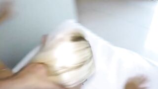 Bananas & Blondes - Teen Babe Uses Banana As A Sex Toy