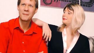 Three's A Charm - Blonde Babe & Hunk Share Their First Threesome Experience