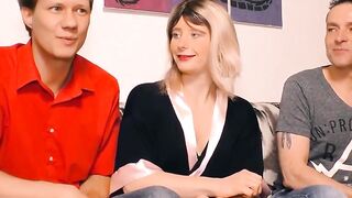 Three's A Charm - Blonde Babe & Hunk Share Their First Threesome Experience