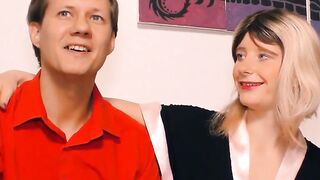 Three's A Charm - Blonde Babe & Hunk Share Their First Threesome Experience