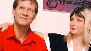 Three's A Charm - Blonde Babe & Hunk Share Their First Threesome Experience