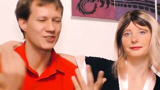Three's A Charm - Blonde Babe & Hunk Share Their First Threesome Experience