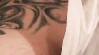 Hairiest Amateur - Unshaven Guy Jerking Off & Orgasm Solo