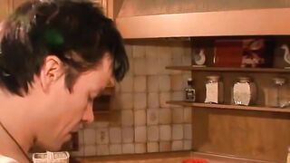 Curvy MILF's Kitchen Sex Adventure - Curvaceous Cougar Rides Her Husband Hard