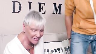 Mature HouseWives Swinger Couple Fucks Younger Man