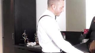 Blonde Bombshell Seduces Older Man In Erotic Roleplay Scenario