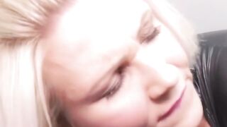 Blonde Bombshell Seduces Older Man In Erotic Roleplay Scenario