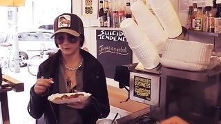 Curvy Cutie Gets Her Three Holes Filled in Berlin Street Food Stall