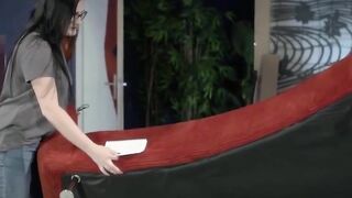 Hot & Bothered - Sexy Blonde MILF Fucked by Her Colleagues in Office