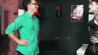 Dominant Boss Lady Fucks Her Employee With A Big Dick And Anal Play