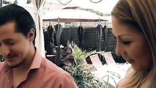 Outdoor Nail Job - barely legal & Edgy Babe with Big-Ink Gets Fucked Outdoors