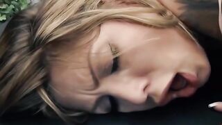 Outdoor Nail Job - barely legal & Edgy Babe with Big-Ink Gets Fucked Outdoors