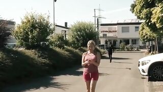 Hot MILF Cougar Julia Pink Fucks Her Step Son's Friend in Public Bathhouse
