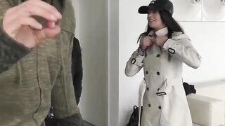 Threesome FFM - Double Creamped Teen Whores Share A Huge Load
