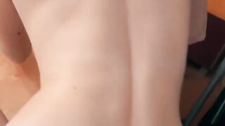 Blonde Teenager Masturbates in Her Bedroom with Dildo & Vibrator
