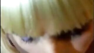 CrossDressing Hunk Jerks Off While Giving BJ to Hot Brunette - HD