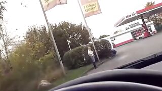 Blondie Babe Blows Car Mechanic - POV Sex in Garage