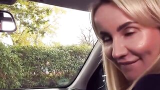 Blondie Babe Blows Car Mechanic - POV Sex in Garage