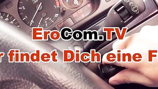 Blondie Babe Blows Car Mechanic - POV Sex in Garage