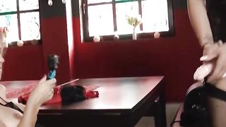 Lesbian Anal Play with Hot Redhead & Brunette - Sexy Siren Seduction