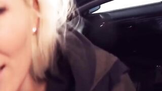 Outdoor Sex Adventures - Blondie Babe Fucked in Public Parking Lot
