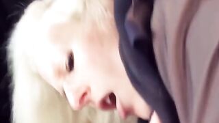 Outdoor Sex Adventures - Blondie Babe Fucked in Public Parking Lot