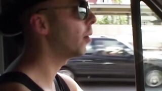 Van Life - Blonde Babe Gets Plastered With Semen Inside A Van