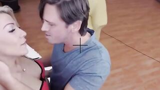 Anal Threesome - Three Slutty Blondes Share One Lucky Guy's Dick