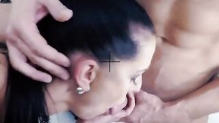 Threesome Frenzy! Hot MILF Sandra Shine & barely legal Anal Slut in Triple Threat