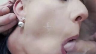 Threesome Frenzy! Hot MILF Sandra Shine & barely legal Anal Slut in Triple Threat