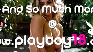 Teen Babe Outdoor Shower Fun - Blonde Cutie Kaycie Darko Gets Wet & Naked