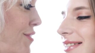 Dominatrix Doms Younger Girl With Big Strapon - Milf Pornstar Dee William's & Newcomer Jaycee Starrs