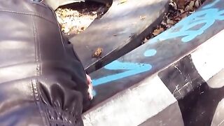 Grandma's Park Adventure - Old Woman Grandmother Fucked By barely legal Man