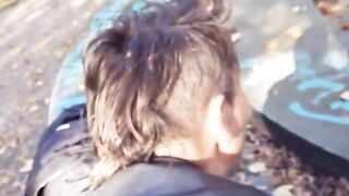 Grandma's Park Adventure - Old Woman Grandmother Fucked By barely legal Man