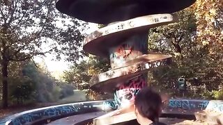Grandma's Park Adventure - Old Woman Grandmother Fucked By barely legal Man
