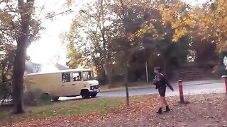 Grandma's Park Adventure - Old Woman Grandmother Fucked By barely legal Man