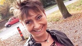 Grandma's Park Adventure - Old Woman Grandmother Fucked By barely legal Man
