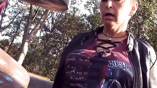 Grandma's Park Adventure - Old Woman Grandmother Fucked By barely legal Man