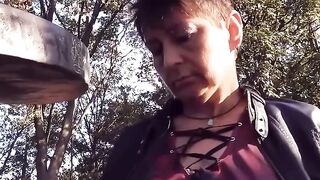 Grandma's Park Adventure - Old Woman Grandmother Fucked By barely legal Man