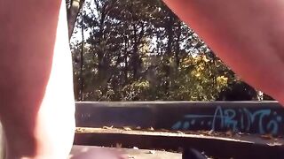 Grandma's Park Adventure - Old Woman Grandmother Fucked By barely legal Man