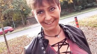 Grandma's Park Adventure - Old Woman Grandmother Fucked By barely legal Man