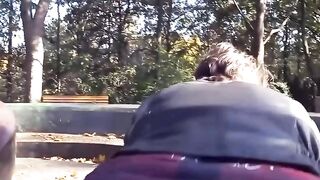 Grandma's Park Adventure - Old Woman Grandmother Fucked By barely legal Man