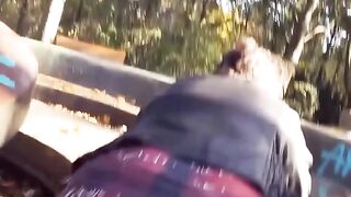 Grandma's Park Adventure - Old Woman Grandmother Fucked By barely legal Man