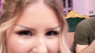 Baby-cumming-hard! - Hot Latina Babe Squirts on Her Boyfriend's Dick